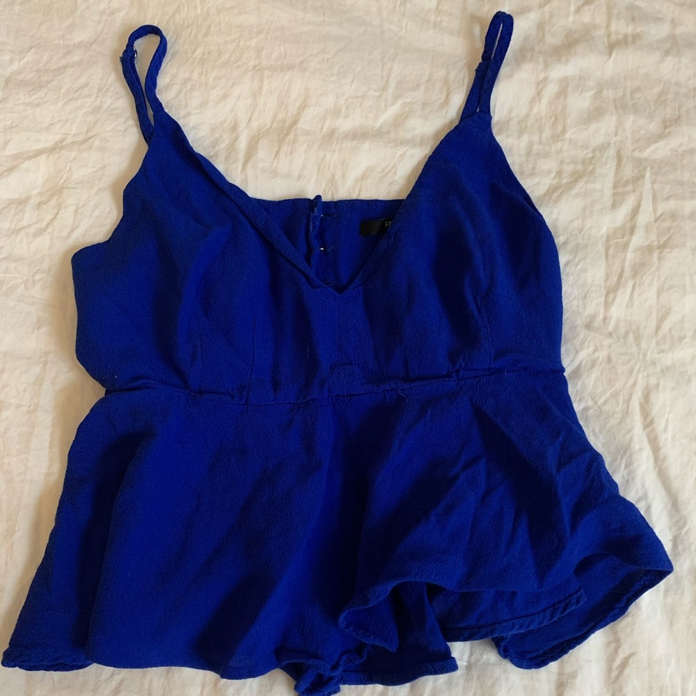 Royal Blue Top